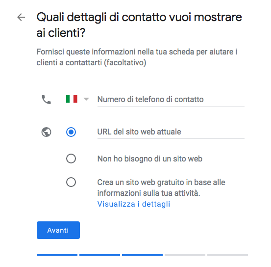 Dettagli e contatti