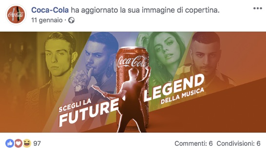 Marketing Facebook di Cocacola