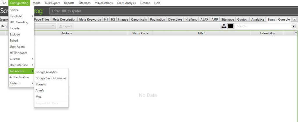 screaming-frog-collegare-api