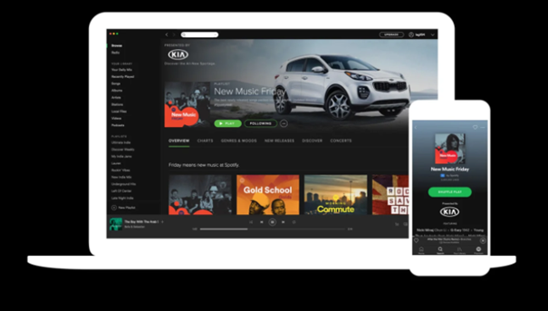 Formato Sponsored Playlist - Pubblicita Sotify
