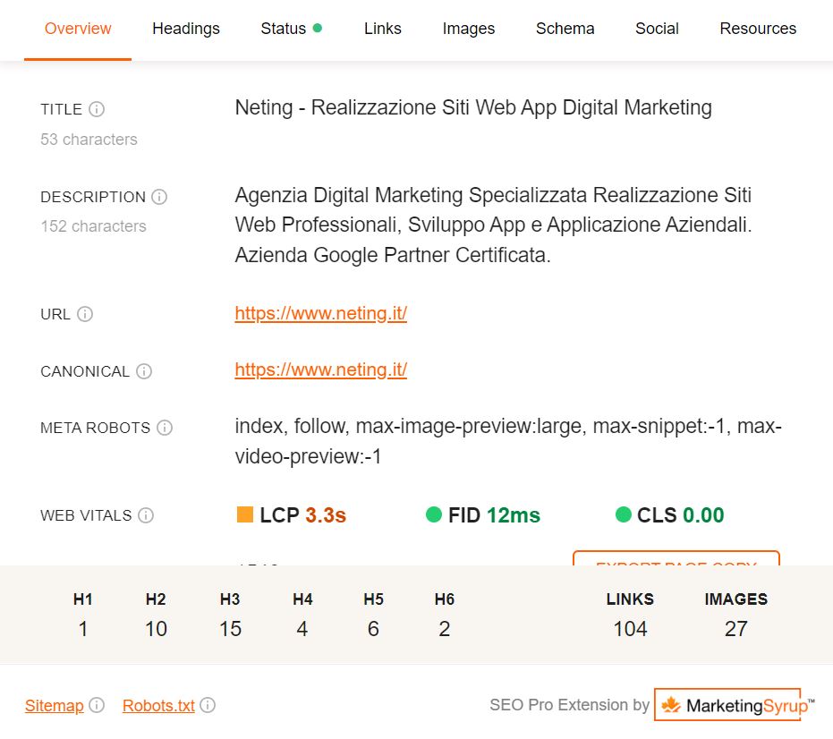 SEO Pro Extension